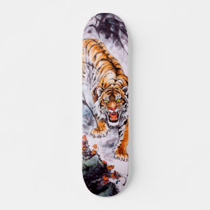 Skate pintura de tigre-sumi-e-guineense legal