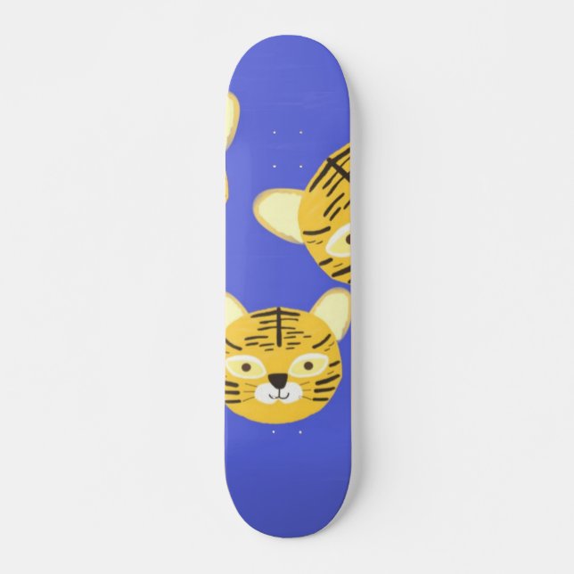 Skate pintura de tigres (Frente)