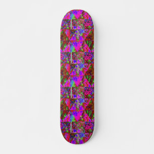Skate Pintura do Jardim com Hydrangea Verde limão