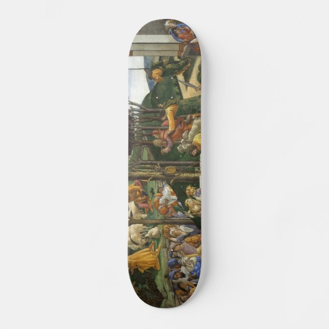 Skate Pintura do renascimento de Botticelli (Frente)