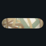 Skate Pintura em mão livre por Norman Wyatt<br><div class="desc">Um original do Norman Wyatt Jr. Pintura à mão livre moderna em tons de terra mudada. Pareceria excelente em uma parede colorida com creme,  um travesseiro de casca de ovo,  ou como um design em uma camisa marrom. Como você personalizará o seu?</div>