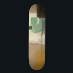 Skate Pintura expressionista com Traços Pesados de Pince<br><div class="desc">Fãs de Kandinsky,  Pollack ou Rothko adorarão esta pintura expressionista. Discuta seus amigos sobre o uso da cor,  ou quais emoções os fortes pinceladas devem transmitir. O que quer que faça,  compre um hoje!</div>