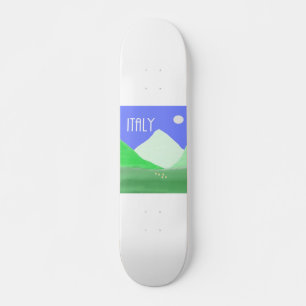 Skate pintura paisagística em itália