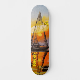 Skate Pinturas DG Pôr do Sol Vela