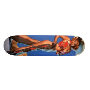 Skate pinup da vaqueira
