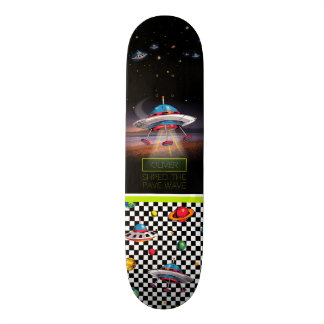 Skate Pires de vôo do divertimento com planetas