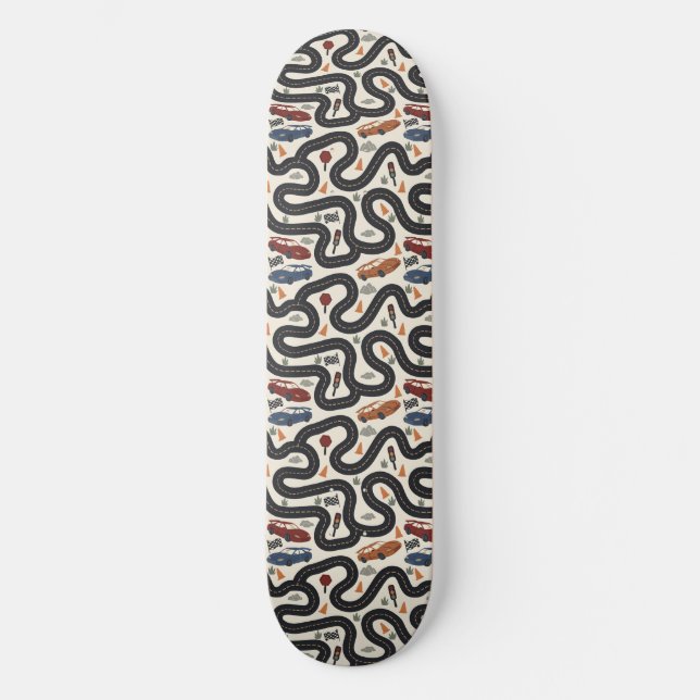 Skate Pista de Corrida de Carros (Frente)