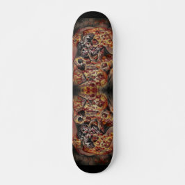 Skate Pizza Deathtrap gráfico abstrato 
