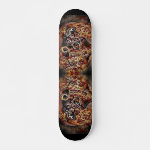 Skate Pizza Deathtrap gráfico abstrato 