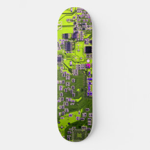 Skate Placa de Circuito de Geeks de Computador Neon Amar
