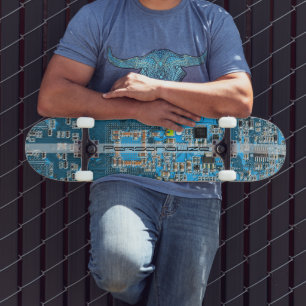 Skate Placa de Circuito PCB Azul Personalizada para Prof