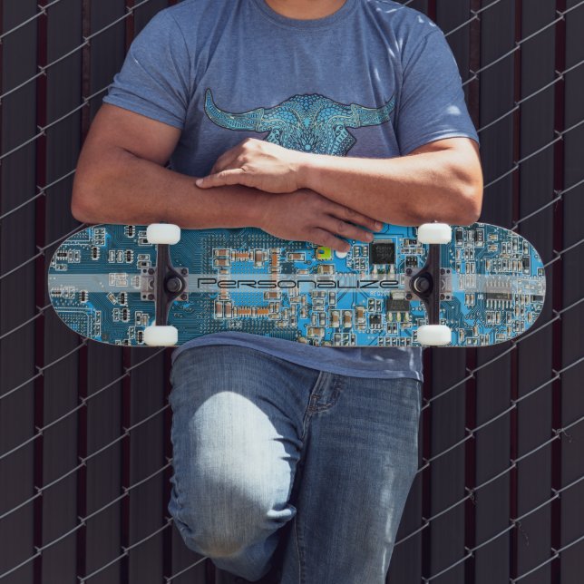 Skate Placa de Circuito PCB Azul Personalizada para Prof (Ao ar livre 3)