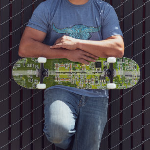 Skate Placa de Circuito PCB Verde Claro Personalizada pa