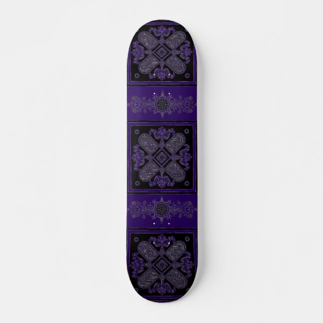 Skate Placa de Designs Floral (Frente)