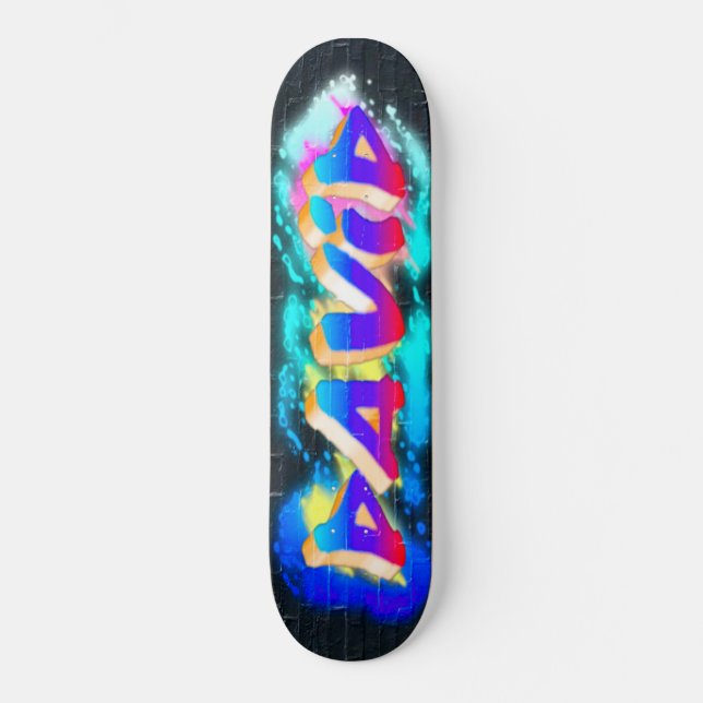 Skate Placa de Grafite Personalizada DAVID (Frente)