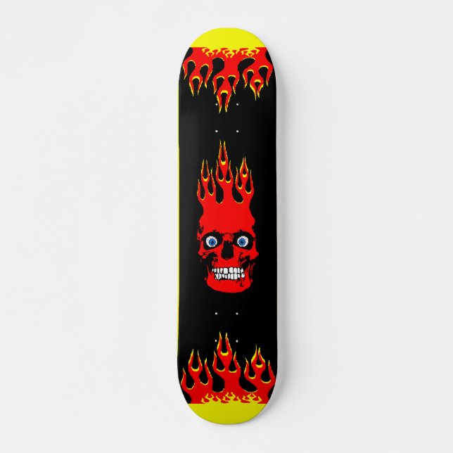 Skate Placa de skull (Frente)