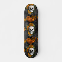 Placa de Skull Floral