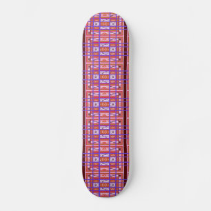 Skate Placa de Xadrez curva