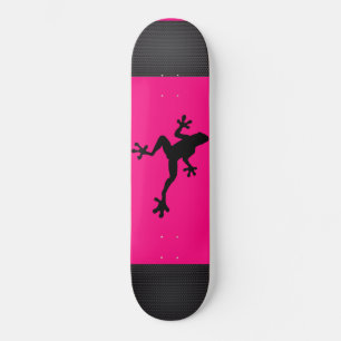 Skate Placa direta do Sapo de árvore rosa quente