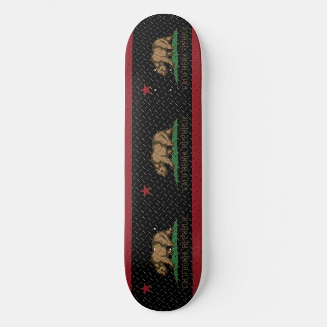 Skate Placa do carvão da república de Califórnia (Frente)