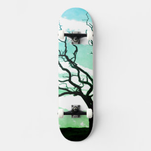 Skate Placa técnica de ramificações em árvore