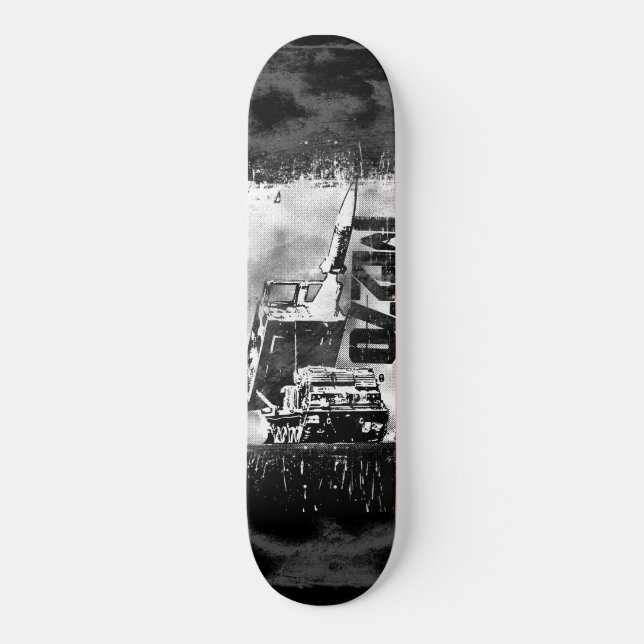 Skate Placa técnica M270 MLRS 8 1/8" (Frente)