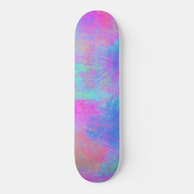 Skate Placas multicolores brilhantes (Frente)