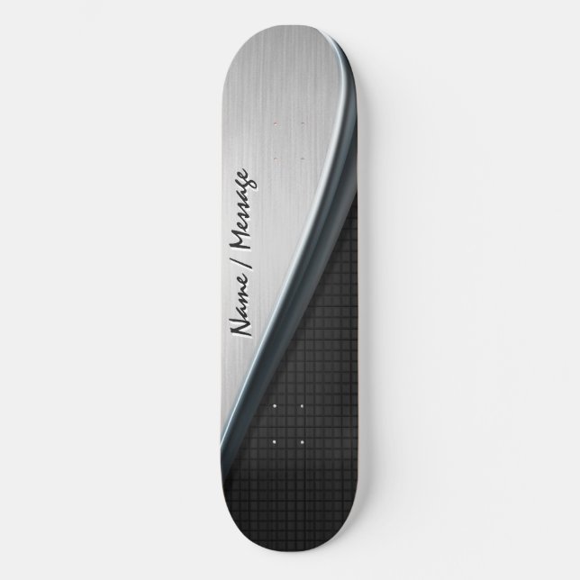 Skate Placas técnicas com Design 1 de metal personalizad (Frente)