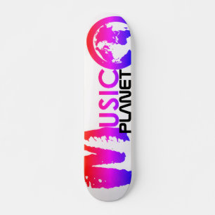 Skate PLANETA MUSICAL Skateboard, 7¾" Deck