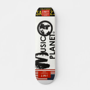Skate PLANETA MUSICAL Skateboard, 7¾" Deck