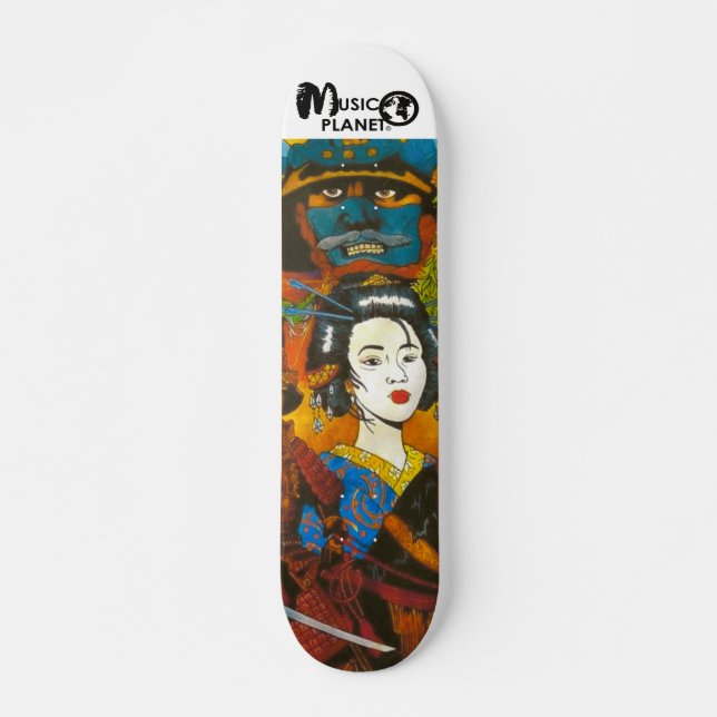 Skate PLANETA MUSICAL Skateboard, Deck 7¾" (Frente)