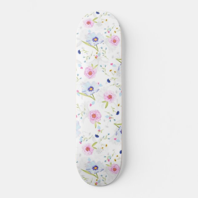 Skate Planilha de Flores de Jardim (Frente)