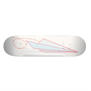 Skate plano de papel