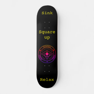 Skate Plano de treinamento Wing Chun (preto)