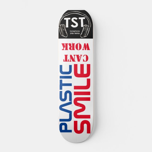 Skate PLÁSTICO SMILE CANT WORK skboard (Frente)