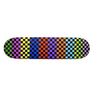 Skate Plataforma Checkered colorida