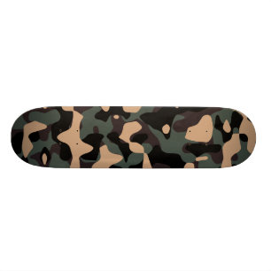 Skate Plataforma de Camo da floresta