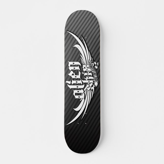 Skate Plataforma de Carbon_skateboard (Frente)