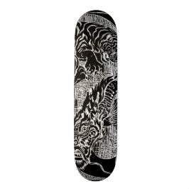 Skate Plataforma japonesa subterrânea urbana da sombra