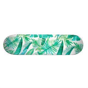 Skate Plataforma tropical da folha pelo design de
