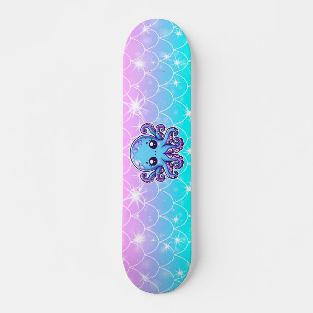 Skate Polvo azul-claro (Frente)