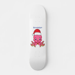 Skate Polvo feliz bonito vestindo o desenho do chapéu d