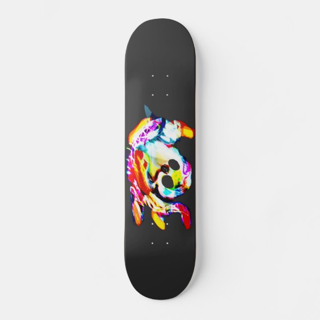 Skate Polvo luminoso verão (Frente)
