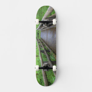 Skate ponte de madeira Maple Glade trail, samambaias e