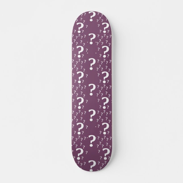 Skate Ponto de interrogação misterioso enigma quebra-cab (Frente)