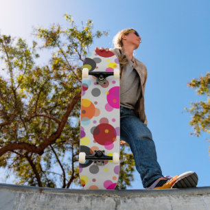 Skate Pontos Coloridos