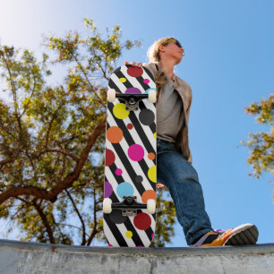 Skate Pontos e Listras Polka