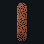 Skate Pontos Impressos do Leopardo Rust Terracotta Cheet<br><div class="desc">Impressão animal - Manchas de impressão-leopardo - tons sujos - marrom / ferrugem.</div>