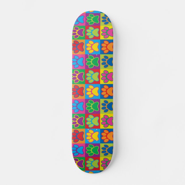 Skate Pop Art Paws (Frente)
