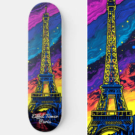 Skate Pop de Arte em Torre Eiffel em Paris
